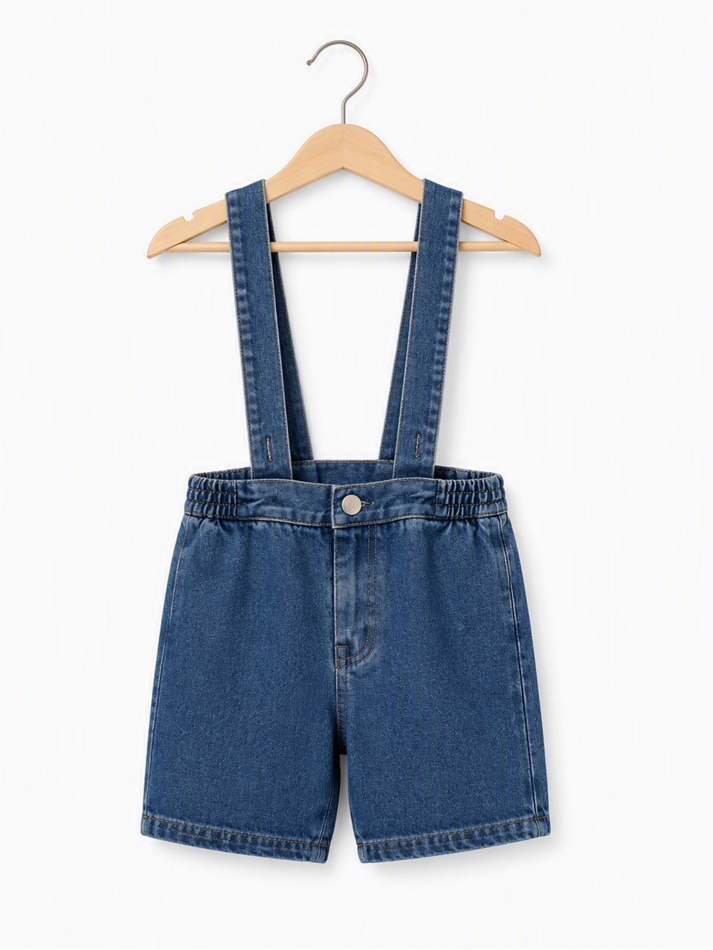 Vintage Y2K Blue's Clues Nickelodeon Denim Suspender Shorts Summer Retro Unisex